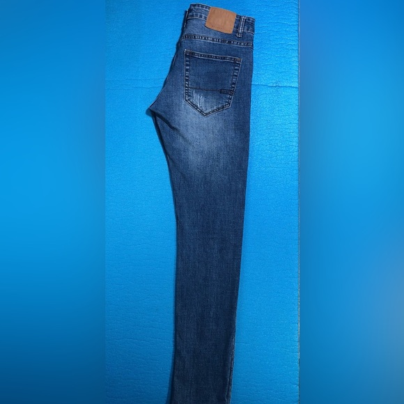 Aeropostale- Men’s Super Skinny  Blue Jeans - Picture 4 of 6